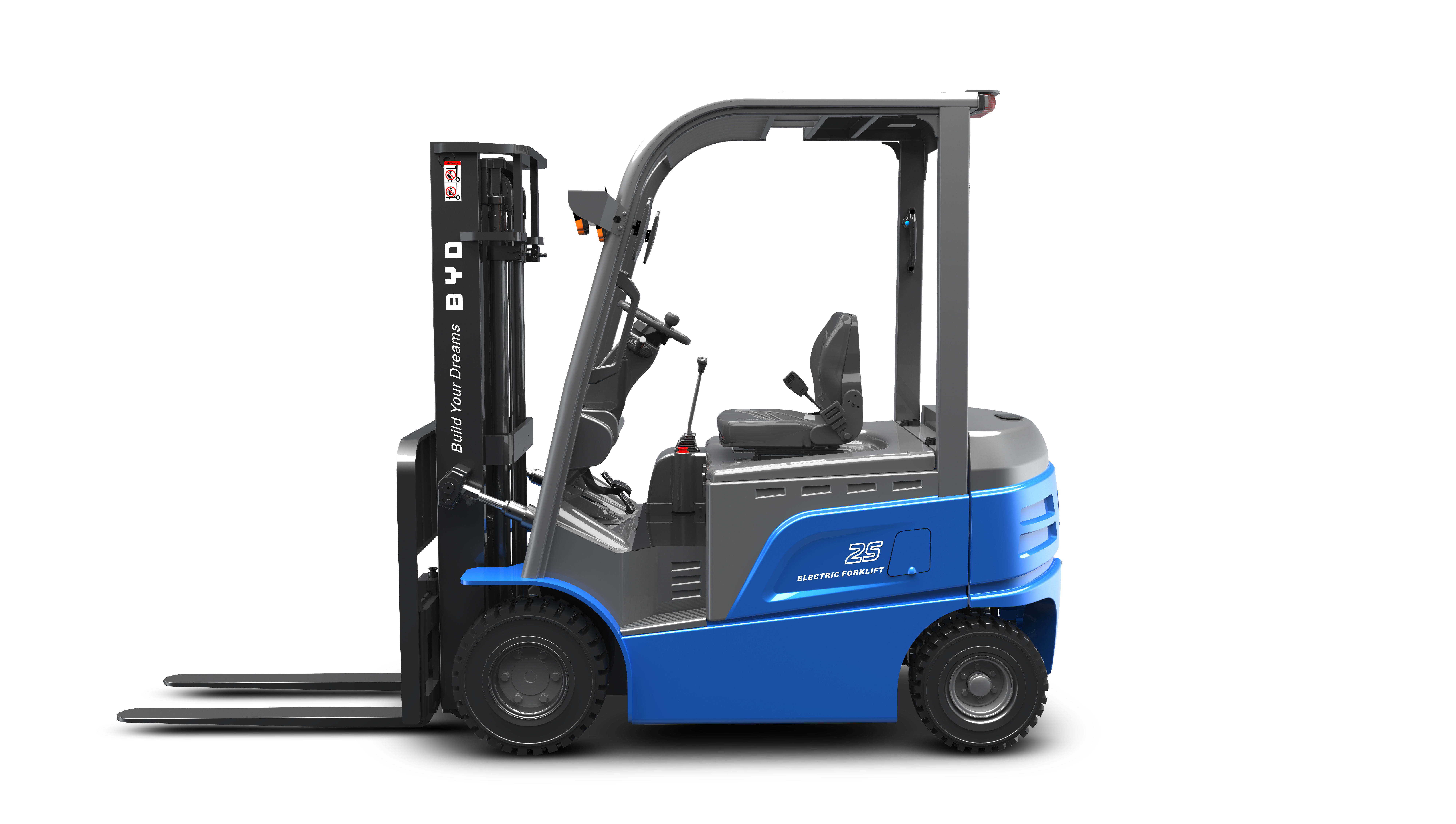 日立グローバルライフソリューションズに2.5トンEVフォークリフト